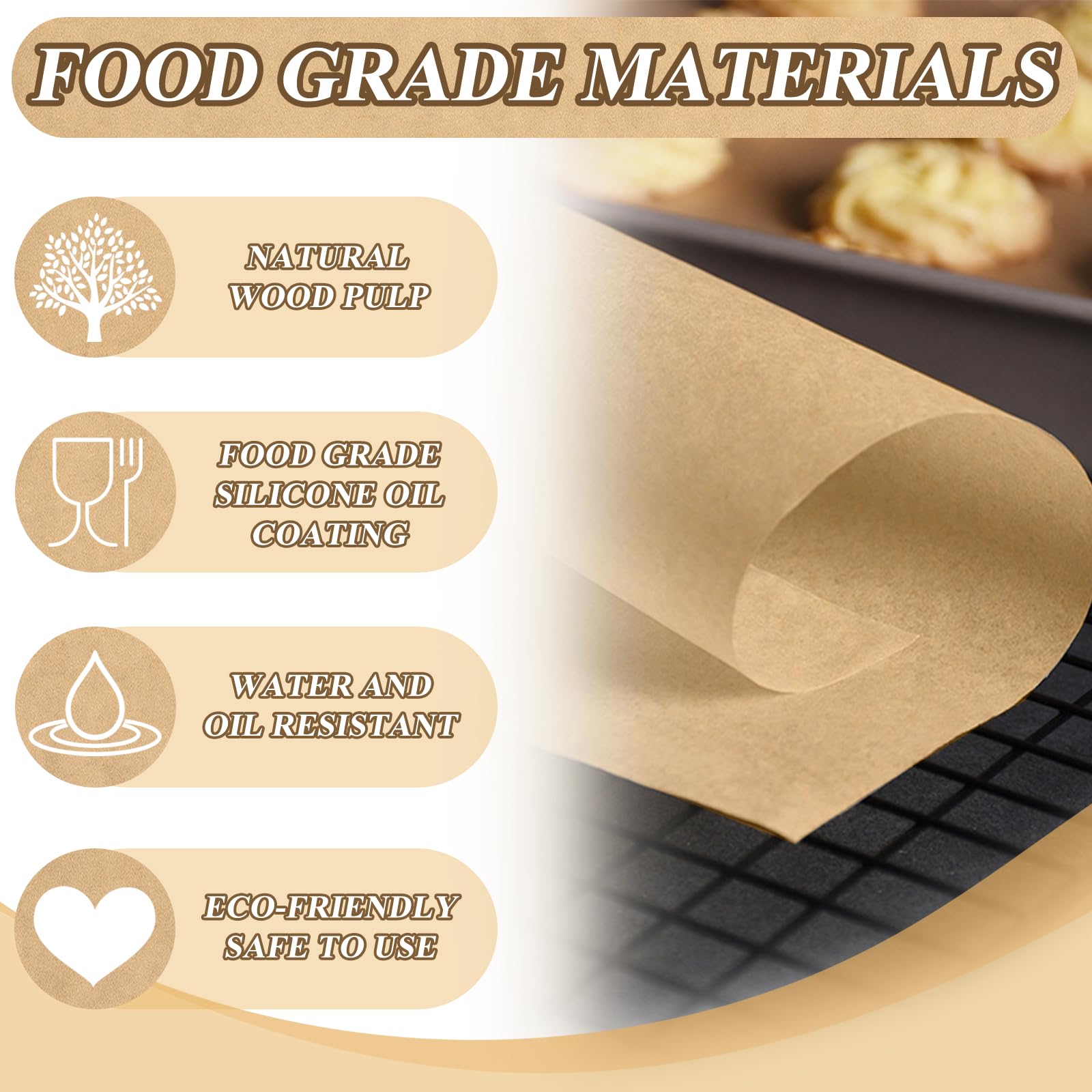 200 Pcs Freeze Dryer Tray Mats For Harvest Right Freeze Dryer Medium Trays, Non-Stick Baking Mats One-Off Parchment Paper Access
